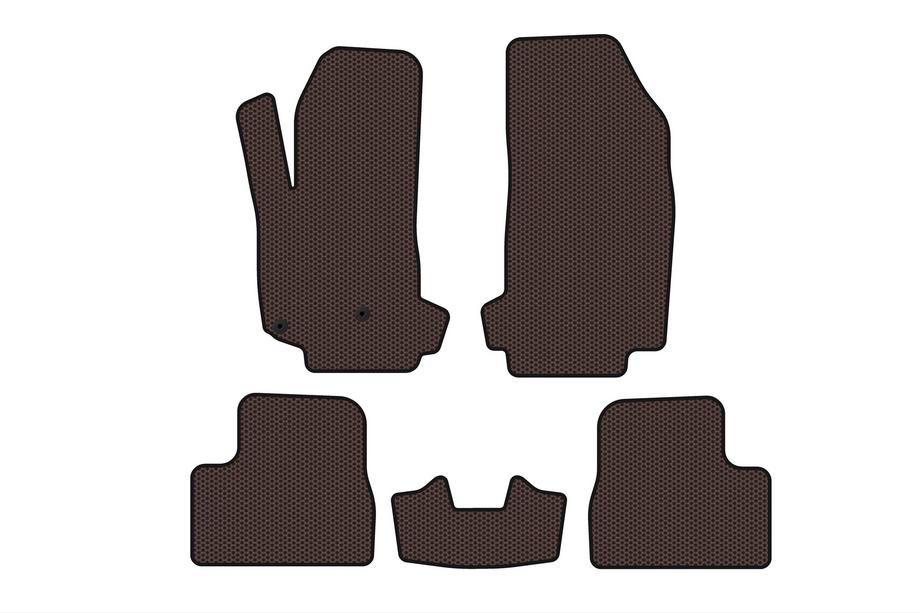 Citroen DS-3 2009–2016 Gumijaste preproge Carsuit V-2 (Rjava) Image