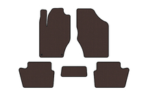 Citroen DS-4 2010–2015 Gumijaste preproge Carsuit (HB, pred prenovo, rjave) fotografija 1