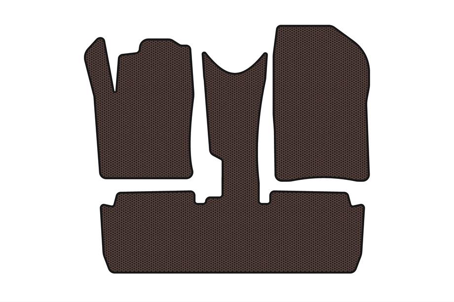 Citroen Xsara Picasso 1999–2012 Carsuit gumijaste preproge za kabino (pred faceliftom, rjave) Fotografija 1