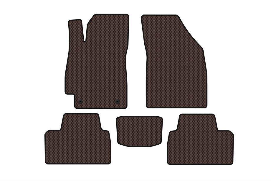 Daewoo Nubira 1997–1999 Gumijasti tepihi za avto Carsuit (SD, rjavi) Image