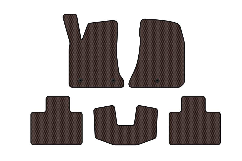 Dodge Charger 2010–2023 Gumijasti tepihi za avto Carsuit (2015-2023, SD, rjavi) Image