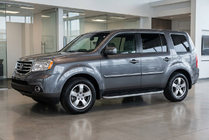 Honda Pilot 2008–2015 Stranske stopnice Tayga Grey (2 kos, aluminij) fotografija 1