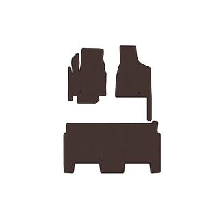 Gumijasti tepihi Carsuit (2008-2020, 2 vrsti, 8-sedežni/SXT oprema, rjavi) Dodge Grand Caravan V 2008–2020 fotografija 1