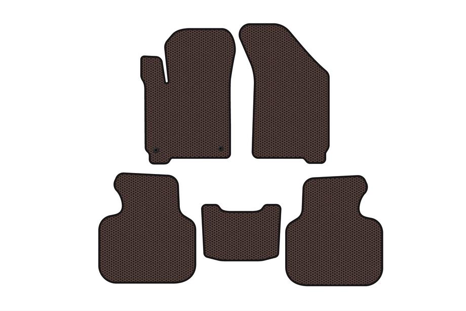 Dodge Journey 2008–2020 Gumijasti avto tepihi Carsuit (2008-2011, rjavi) Image