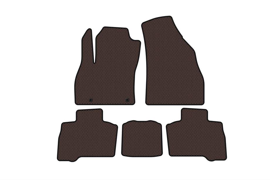 Fiat Fiorino/Qubo 2008–2024 Gumijasti avtomobilski tepihi Carsuit (za Qubo, 2016+, rjavi) Image