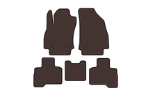 Fiat Fiorino/Qubo 2008–2024 Gumijaste talne preproge Carsuit za notranjost (za Qubo 2008-2016, rjave) fotografija 1