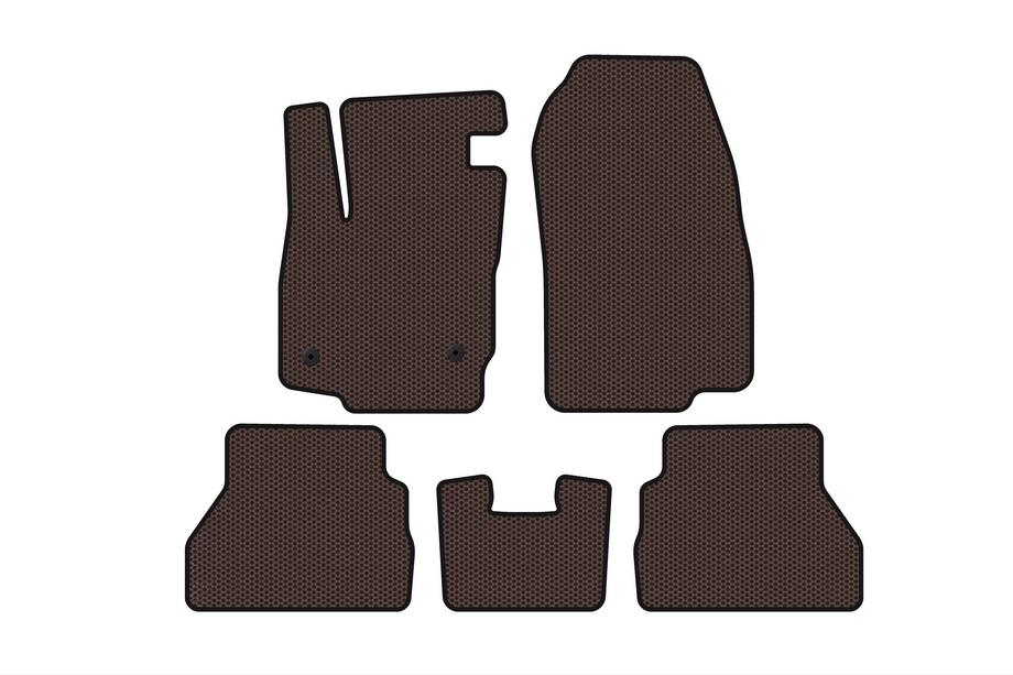 Ford B-Max 2012–2017 Gumijasti tepihi Carsuit (Rjavi) Image