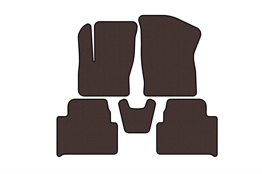 Ford C-Max 2004–2010 Gumijasti tepihi Carsuit (Rjavi) Image