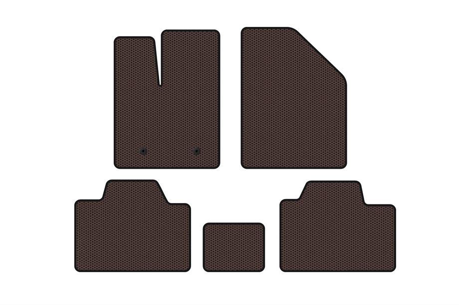 Ford Edge 2006–2014 Gumijasti tepihi Carsuit (Rjavi) Fotografija 1