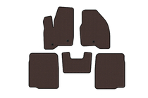Ford Explorer 2011–2019 Gumijasti tepihi za notranjost Carsuit (2 vrsti, 2011-2015, rjavi) fotografija 1