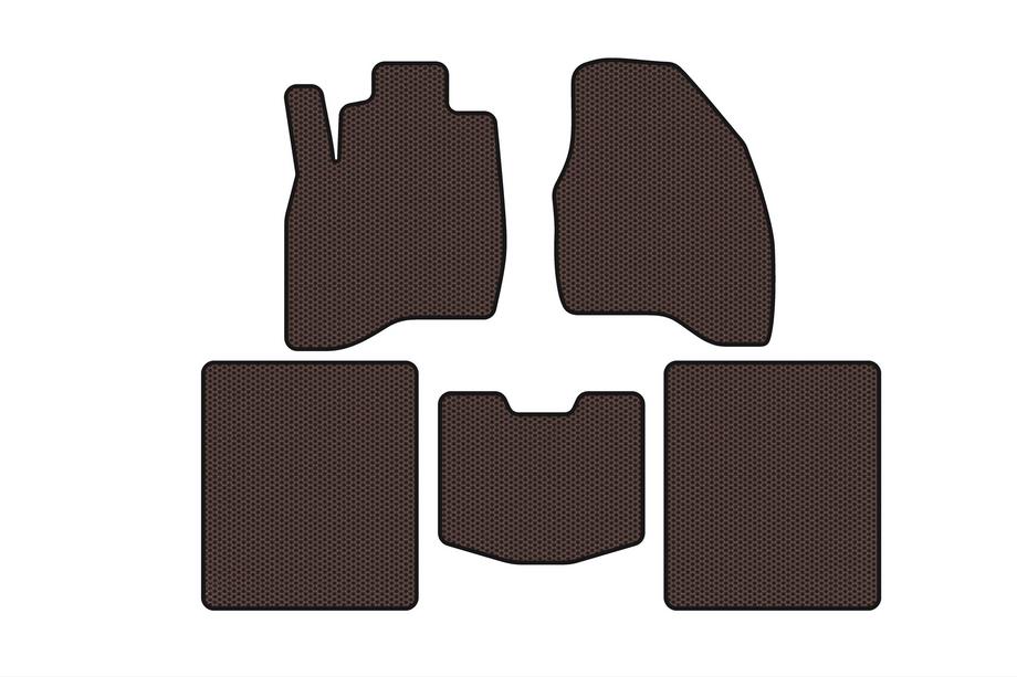 Ford Explorer 2011–2019 Gumijasti preproge za notranjost Carsuit (2015-2019, 5-sedežni, rjava) Image