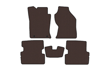 Ford Focus I 1998–2005 Gumijasti tepihi Carsuit (2001-2005, SW, rjavi) fotografija 1