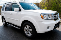 Honda Pilot 2008–2015 Stranske stopnice Fullmond (2 kos, aluminij) fotografija 1