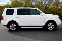 Honda Pilot 2008–2015 Stranske stopnice Fullmond (2 kos, aluminij) fotografija 4