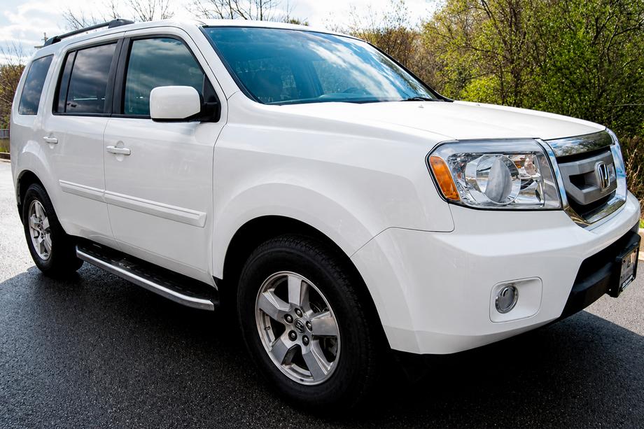 Honda Pilot 2008–2015 Stranske stopnice Fullmond (2 kos, aluminij) Image