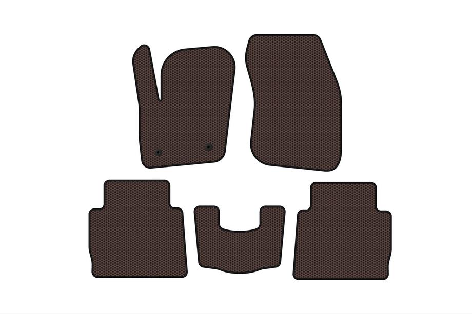 Ford Fusion 2012–2020 Gumijasti tepihi za avto Carsuit (SD, rjavi) Image