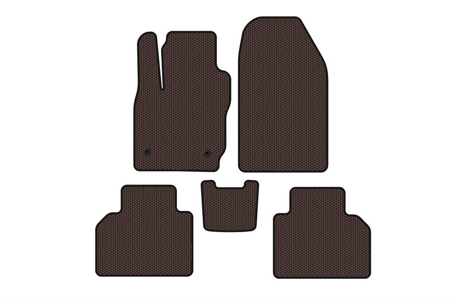 Ford Courier 2014–2023 Gumijasti tepihi Carsuit (Rjavi) Image