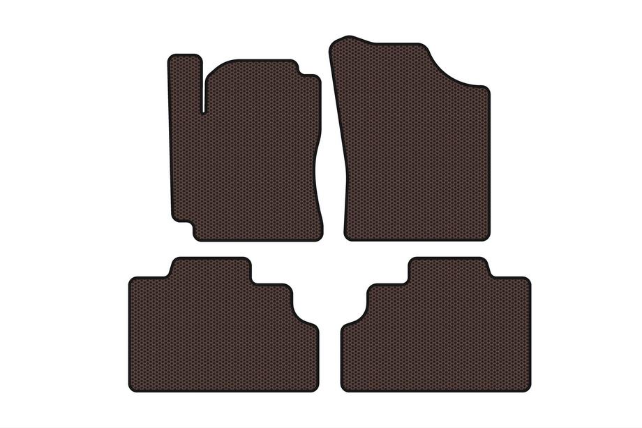 Geely CK-2 2008–2016 Gumijasti tepihi za avto Carsuit (SD, rjavi) Image