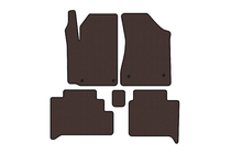 Geely GC-5 2010–2015 Gumijaste talne preproge Carsuit (HB, rjave) fotografija 1