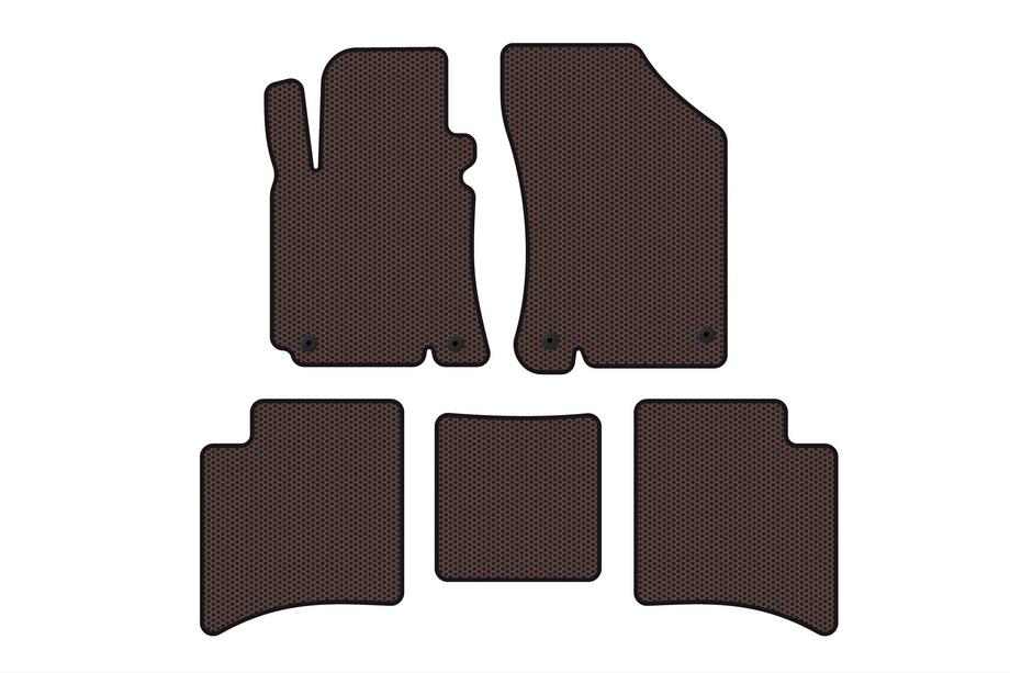 Geely MK Cross 2010–2016 Gumijasti tepihi Carsuit (Rjavi) Image