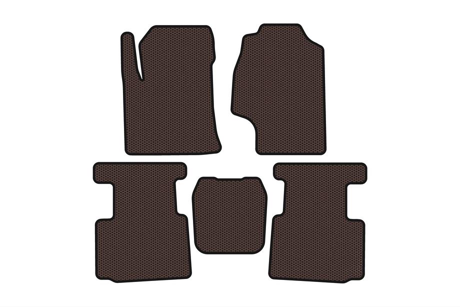 GreatWall Haval H2 2014–2021 Gumijasti tepihi Carsuit (Rjavi) Image