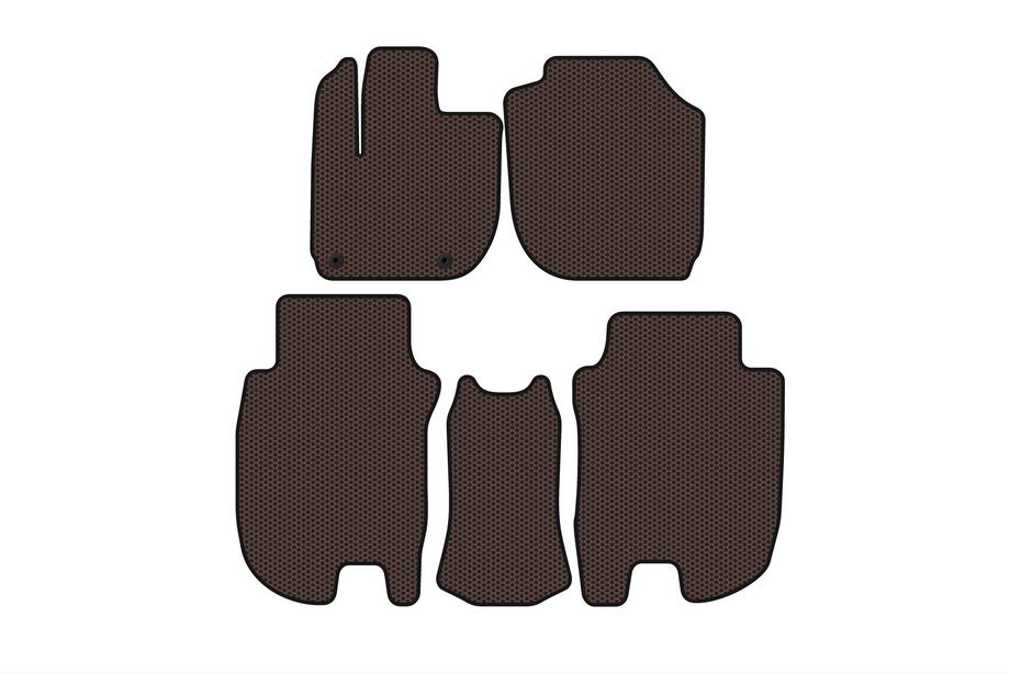 Honda HR-V 2014–2021 Gumijasti tepihi Carsuit (Rjavi) Image