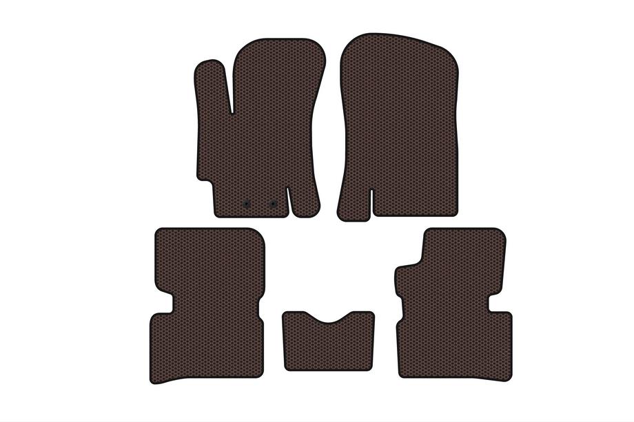 Hyundai Accent 2006–2010 Gumijasti tepihi za avto Carsuit (SD, rjavi) Image