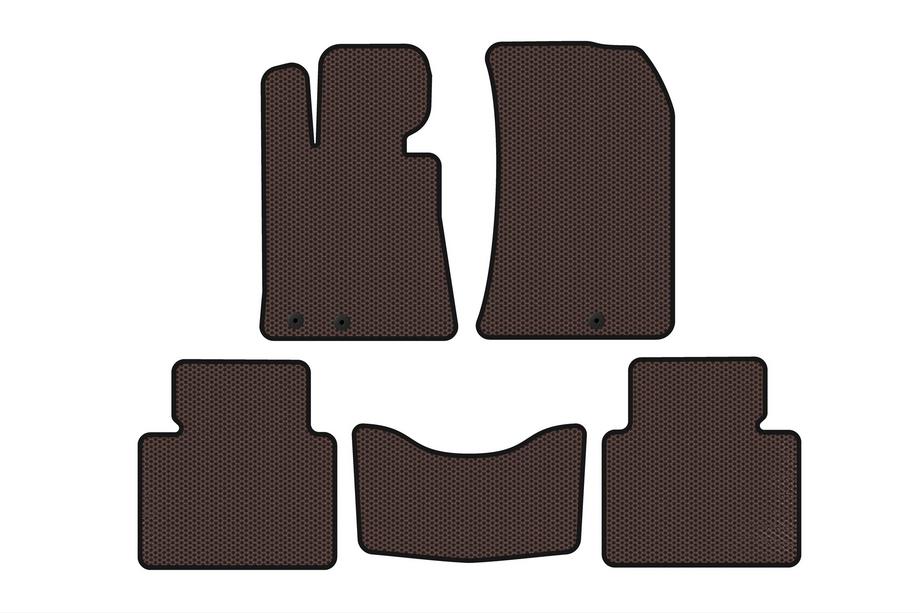 Hyundai Genesis BH 2008–2013 Gumijasti tepihi Carsuit (Rjavi) Image