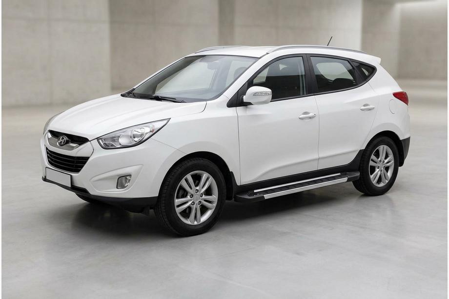 Hyundai IX-35 2010–2015 Stranske stopnice RedLine V1 (2 kos, aluminij) Image