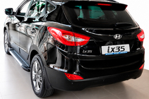 Hyundai IX-35 2010–2015 Stranske stopnice Line (2 kosa, aluminij) fotografija 1