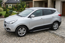 Hyundai IX-35 2010–2015 Bočne stopnice Duru (2 kosa, aluminij) fotografija 1
