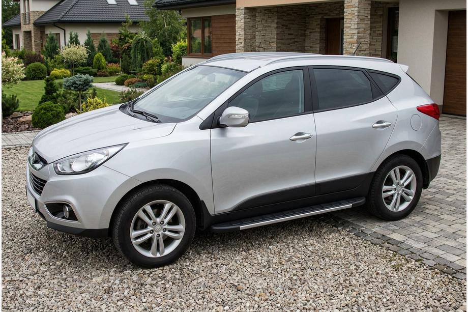 Hyundai IX-35 2010–2015 Bočne stopnice Duru (2 kosa, aluminij) Image