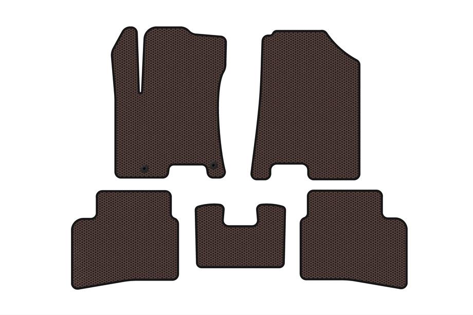 Hyundai Venue 2019– Gumijasti tepihi Carsuit (Rjavi) Image