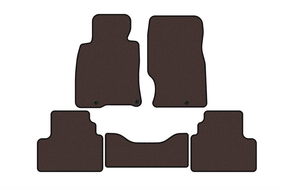 Infiniti G25/G35/37 (V36/CV36) 2006–2015 Gumijasti avto tepihi za notranjost Carsuit (G25-G35, SD, rjavi) Image