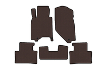 Infiniti G25/G35/37 (V36/CV36) 2006–2015 Gumijaste preproge Carsuit (G37 X, SD, rjave) fotografija 1