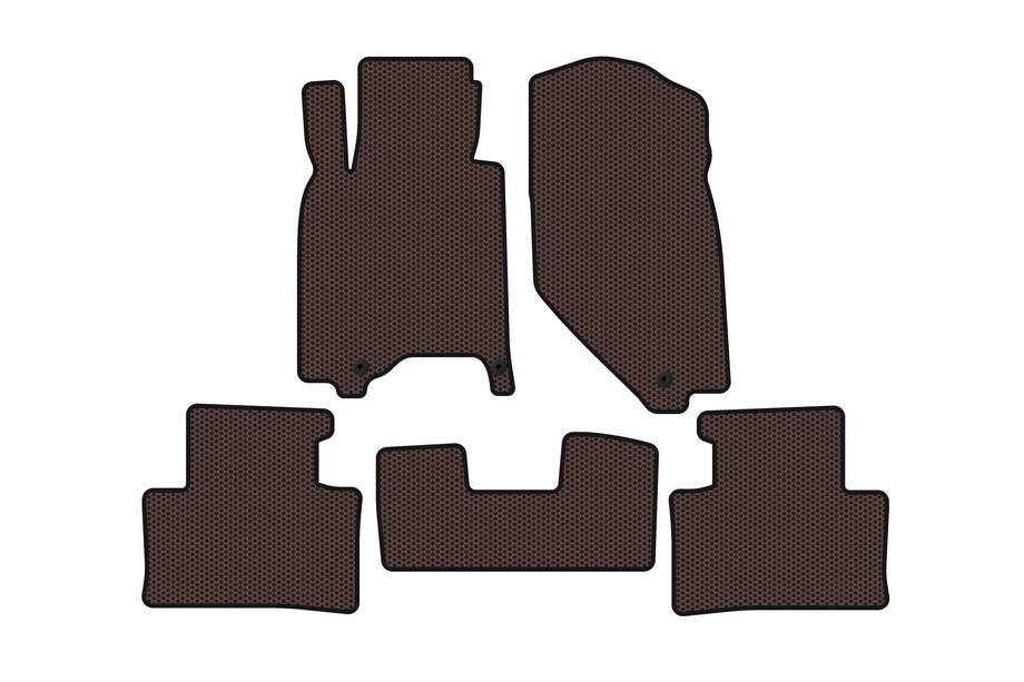 Infiniti G25/G35/37 (V36/CV36) 2006–2015 Gumijaste preproge Carsuit (G37 X, SD, rjave) Image