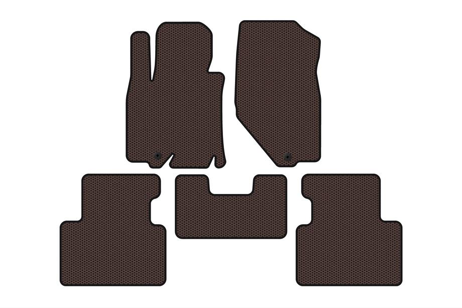 Infiniti QX50 2013–2017 Gumijasti tepihi Carsuit (Rjavi) Image