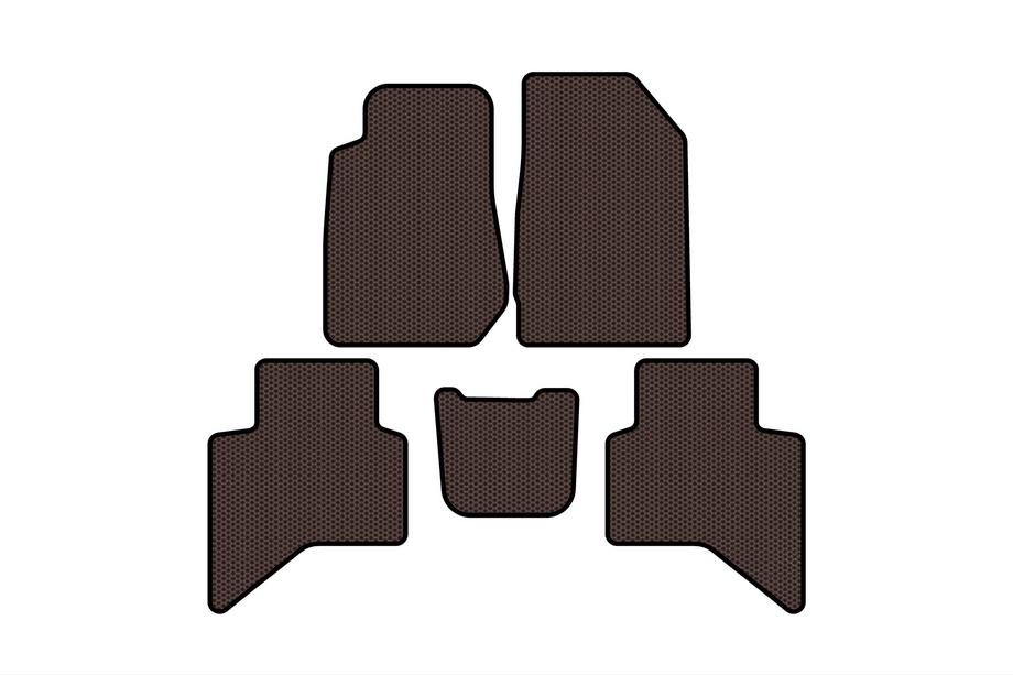 Isuzu D-Max 2019– Gumijasti tepihi Carsuit (Rjavi) Image