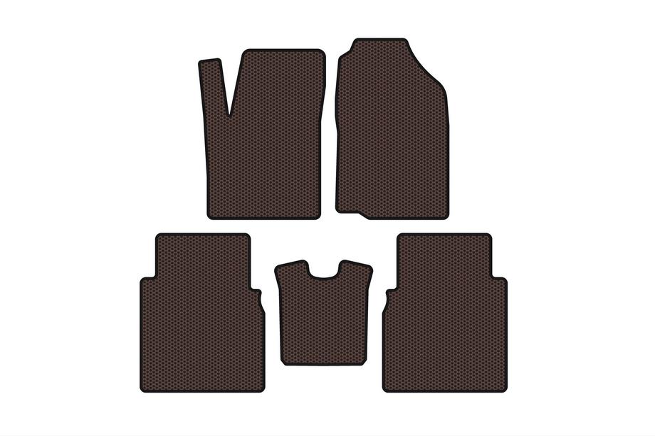 JAC J6 2011–2019 Gumijasti tepihi Carsuit (Rjavi) Fotografija 1