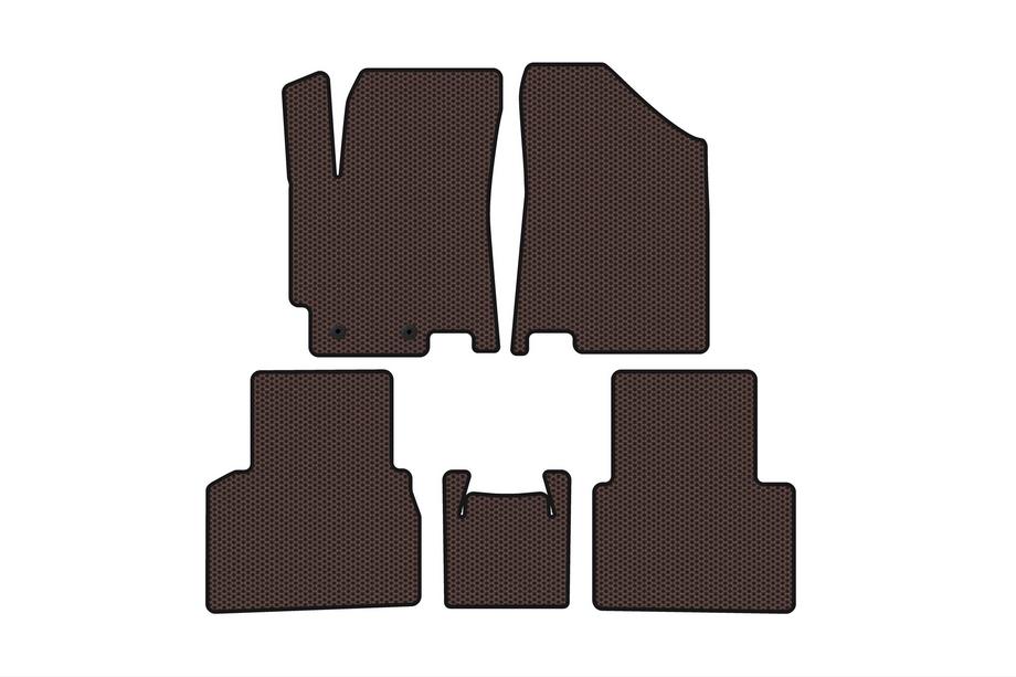 JAC J7 2018– Gumijasti tepihi Carsuit (Rjavi) Image