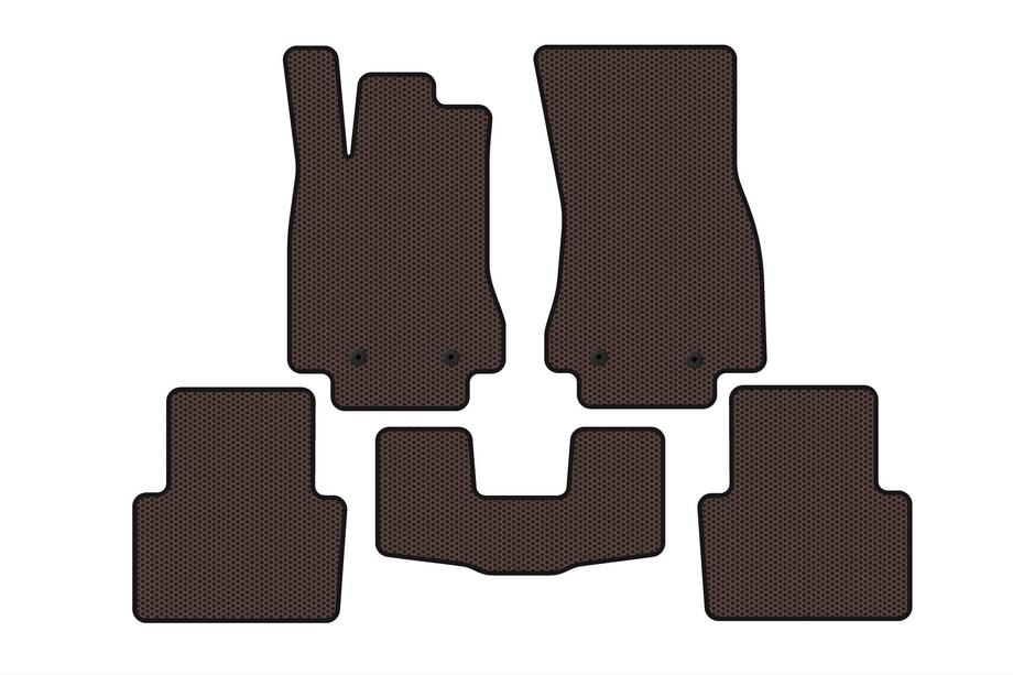Jaguar XF 2009–2016 Gumijasti tepihi Carsuit (Rjavi) Image