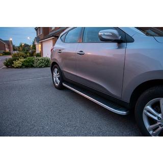 Stranske stopnice Tayga Grey (2 kos, aluminij) fotografija 1