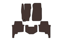 Jeep Commander 2005–2010 Gumijasti tepihi Carsuit (Rjavi) fotografija 1