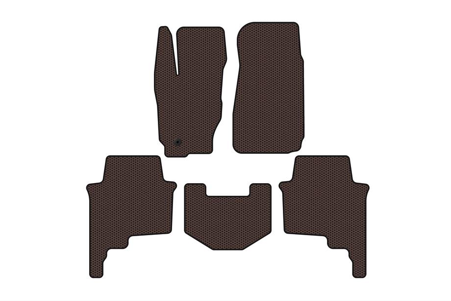 Jeep Commander 2005–2010 Gumijasti tepihi Carsuit (Rjavi) Image