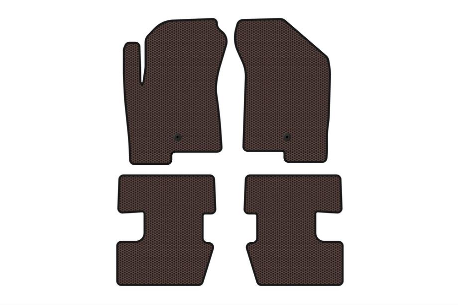 Jeep Compass 2006–2016 Gumijaste preproge za kabino Carsuit (2011-2016, rjave) Image