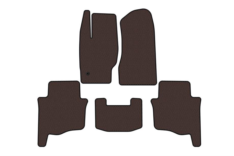 Jeep Grand Cherokee WK 2004–2010 Gumijasti tepihi Carsuit (Rjavi) Image