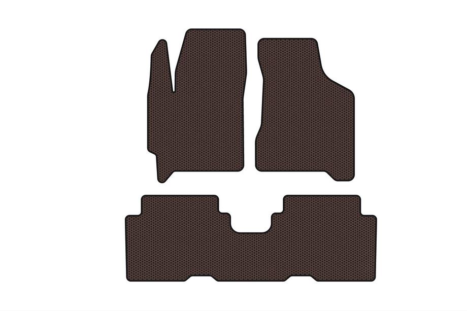 Kia Carens 1999–2012 Gumijasti tepihi Carsuit (Rjavi) Image