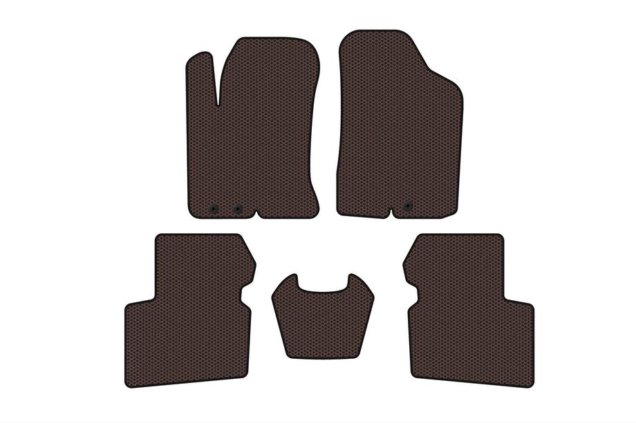 Kia Cerato 2 2010–2013 Gumijasti tepihi za avto Carsuit (SD, rjavi) Image