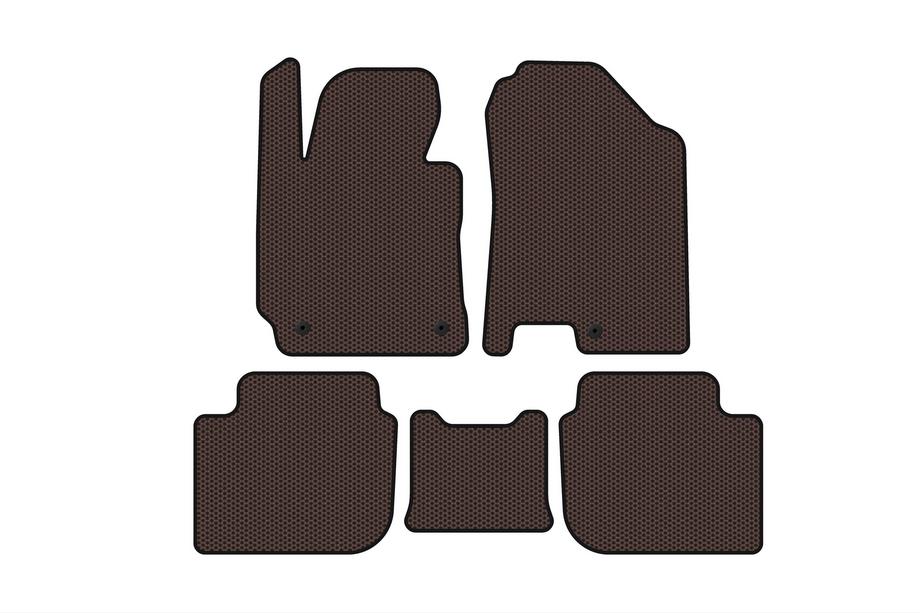 Kia Cerato 3 2013–2018 Gumijasti tepihi za avto Carsuit (SD, rjavi) Image