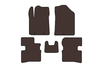 Kia Picanto 2004–2011 Gumijasti tepihi Carsuit (2009-2011, HB, rjavi) fotografija 1